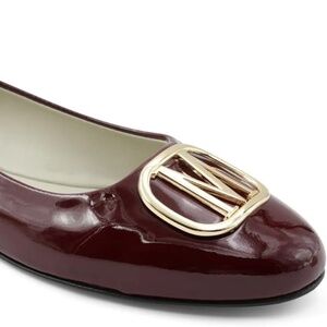 Bruno Magli Mimi Ballet Flat - Bordeaux Patent (NEW IN BOX)